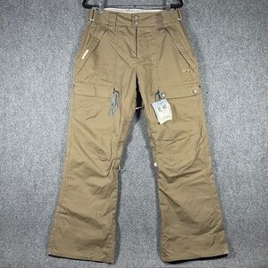 Holden Snowboard Ski Pants Womens Size Medium Brown Khaki #1305